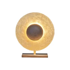 Tischleuchte Satellite Höhe 52cm gold/braun