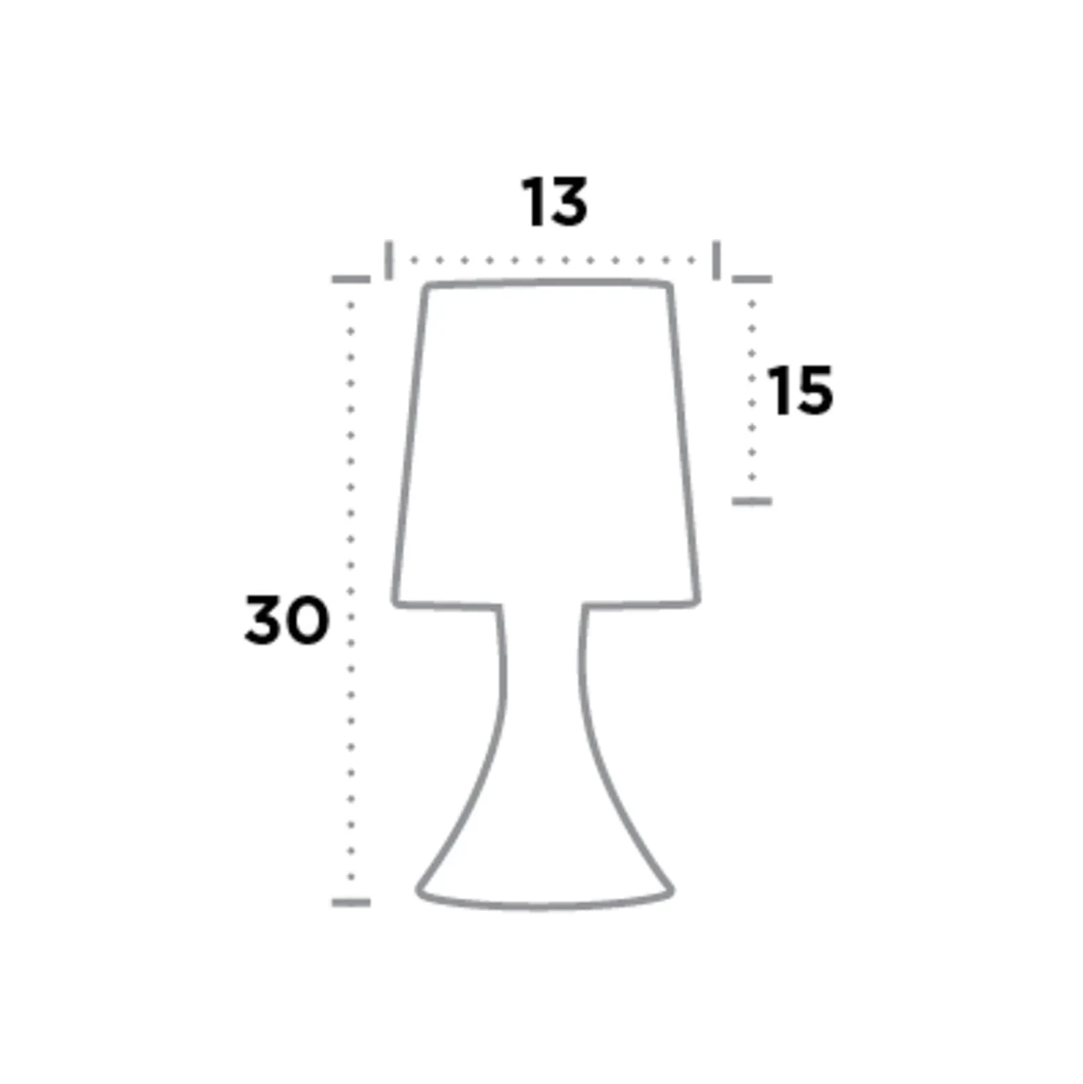 Tischleuchte Touch 3922, messing antik