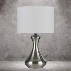 Tischleuchte Touch 2750, silber satiniert