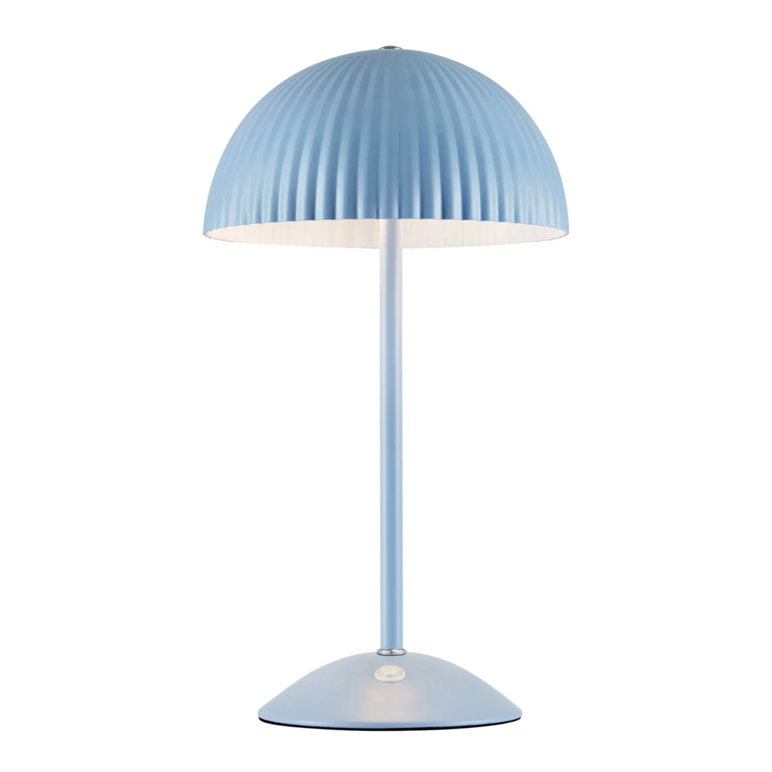 Tischleuchte Zin, blau, Eisen, Höhe 35,5 cm, G9