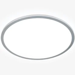 Titanfarbene LED-Deckenlampe Aria, dimmbar - 60 cm