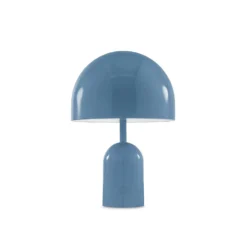 Tom Dixon Akku-Tischlampe BELL PORTABLE, hellblau 28 cm IP44