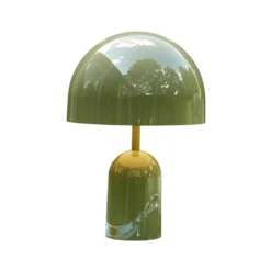 Tom Dixon Akku-Tischlampe BELL PORTABLE, moosgrün 28 cm IP44