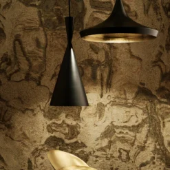 Tom Dixon Beat Tall LED-Pendelleuchte, schwarz