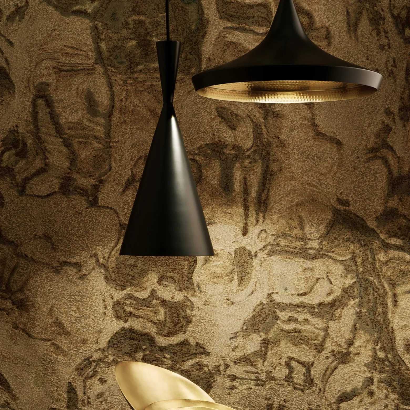 Tom Dixon Beat Tall LED-Pendelleuchte, schwarz