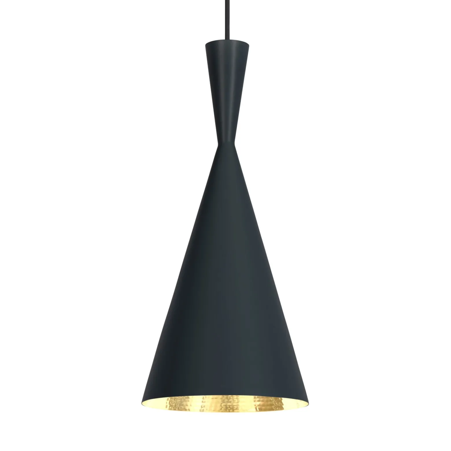 Tom Dixon Beat Tall LED-Pendelleuchte, schwarz