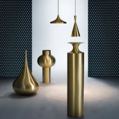 Tom Dixon Beat Wide LED-Hängeleuchte, messing