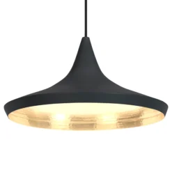 Tom Dixon Beat Wide LED-Hängeleuchte, schwarz