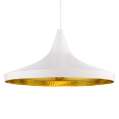 Tom Dixon Beat Wide LED-Hängeleuchte, weiß