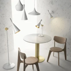 Tom Dixon Beat Wide LED-Hängeleuchte, weiß