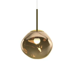 Tom Dixon Hängeleuchte Melt, Ø 28 cm, bronzefarben, Fassung