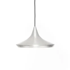 Tom Dixon LED-Hängelampe Beat Wide Unbeaten, aluminiumfarben