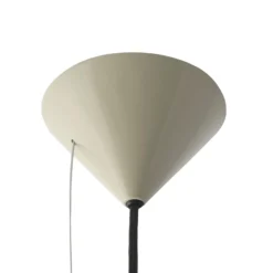 Tom Dixon LED-Hängelampe Pose, grau-beige, Ø 25 cm Stahl dim