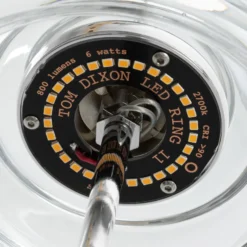Tom Dixon LED-Hängelampe Press Sphere, klar, Ø 14 cm, 927