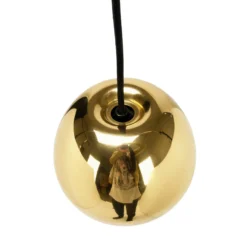 Tom Dixon LED-Hängelampe Void mini, Ø 15 cm, Messing