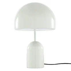 Tom Dixon LED-Tischlampe Bell, hellgrau, Höhe 43 cm, dimmbar