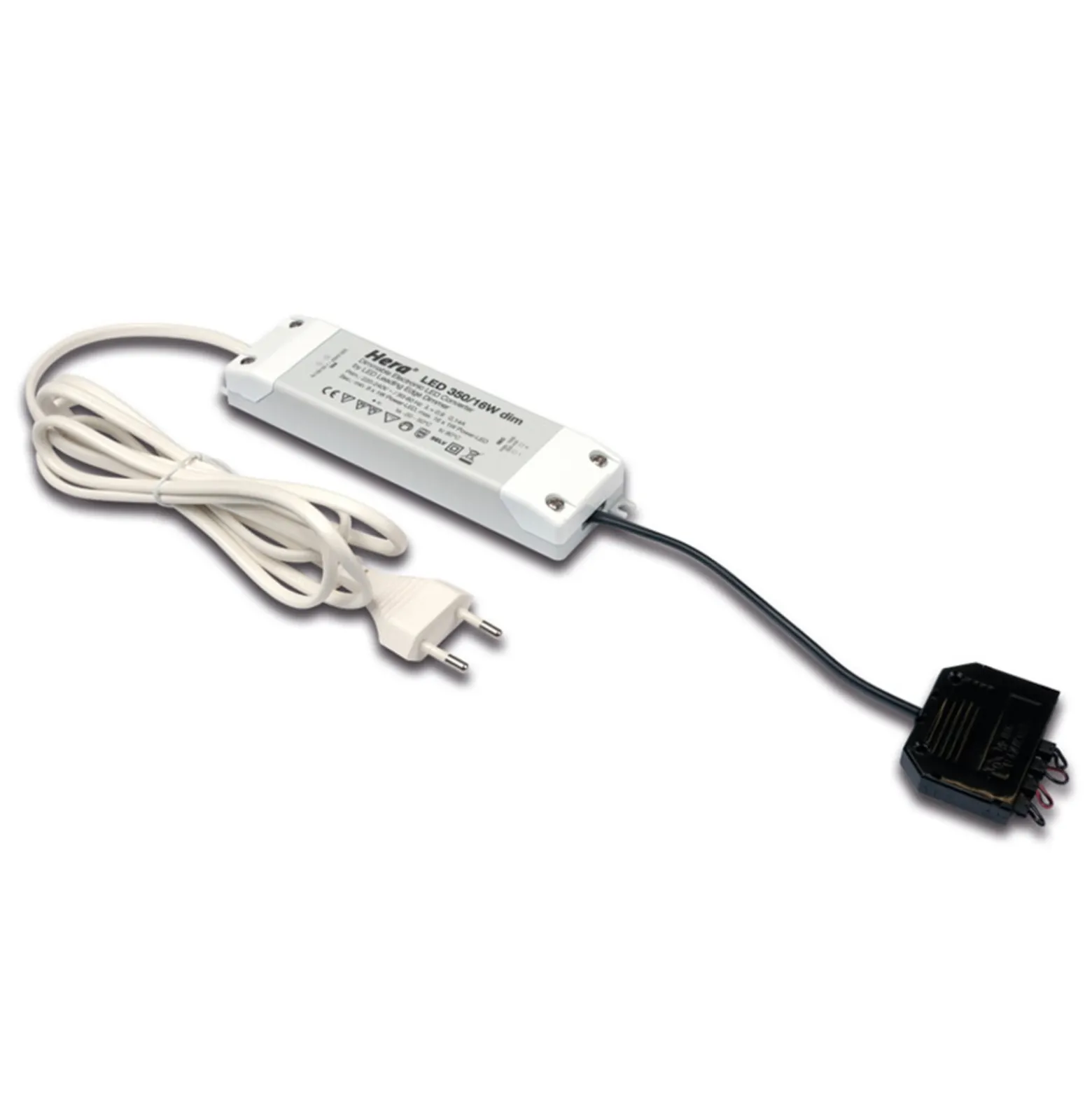 Trafo LED 350 mA / 16 W mit 3fach-Verteiler