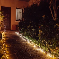 Twinkly LED-Cluster-Lichterkette, CCT, schwarz, 400-flg., 6m