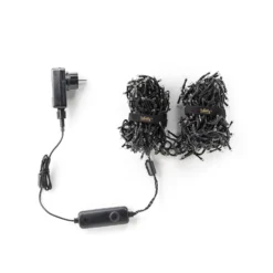 Twinkly LED-Cluster-Lichterkette, CCT, schwarz, 400-flg., 6m