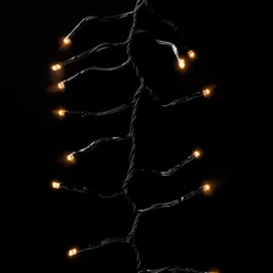 Twinkly LED-Cluster-Lichterkette, CCT, schwarz, 400-flg., 6m