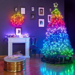 Twinkly Music Set Lichterkette schwarz 600 RGB-LED