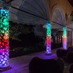 Twinkly Music Set Lichterkette schwarz 600 RGB-LED