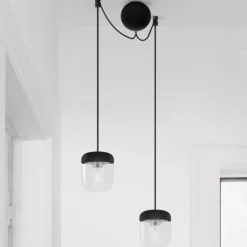 UMAGE Acorn Hängelampe 2fl schwarz/stahl