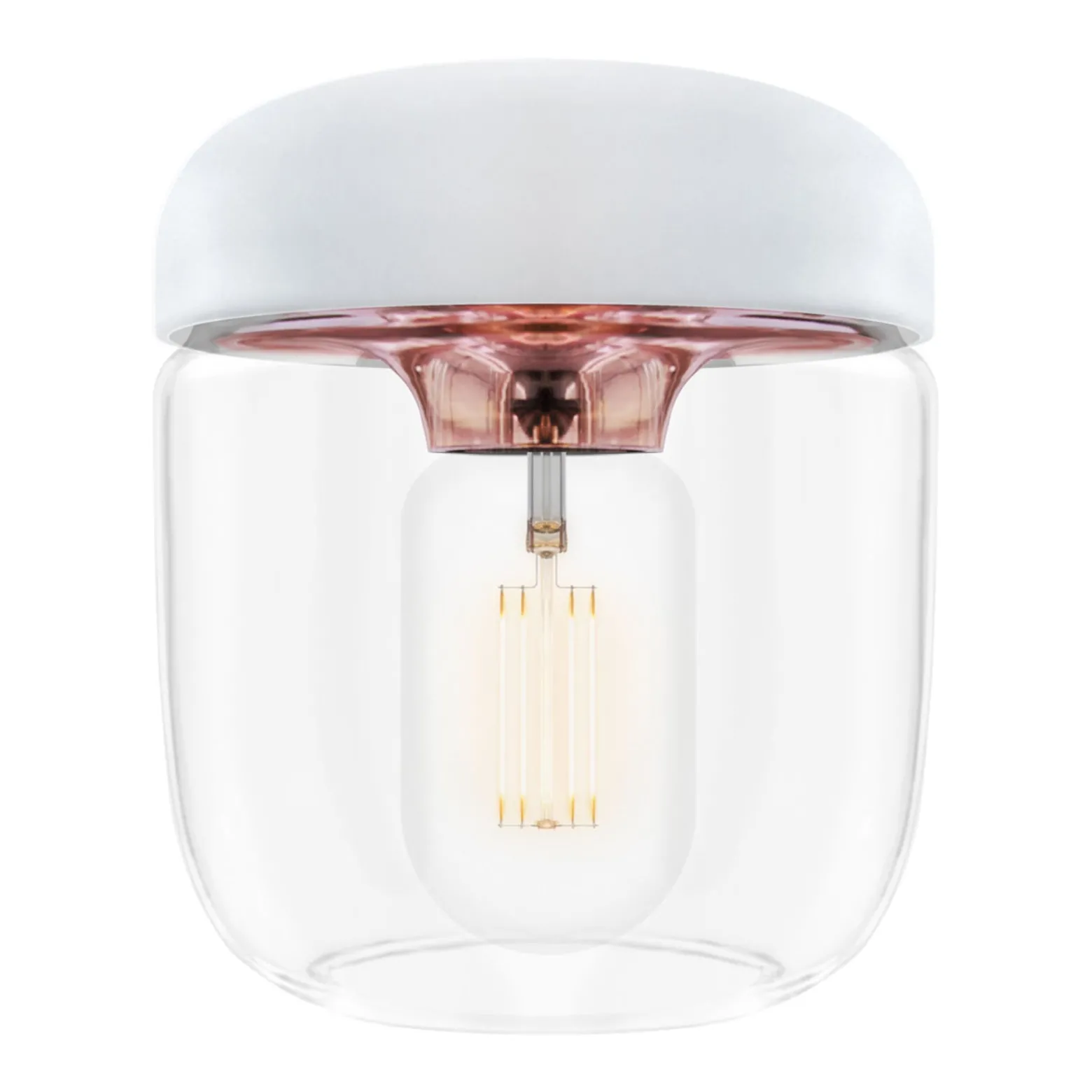 UMAGE Acorn Hängelampe 2fl weiß/kupfer