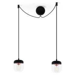 UMAGE Acorn Pendellampe 2-flg. schwarz/kupfer