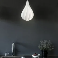 UMAGE Alva Mini Hängeleuchte, cord set weiß, 35cm