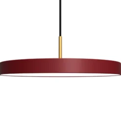 UMAGE Asteria medium LED-Hängeleuchte messing rot