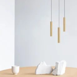 UMAGE Chimes Cluster 3 Hängeleuchte eiche hell
