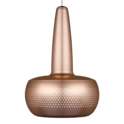 UMAGE Clava Hängelampe kupfer, Cannonball schwarz