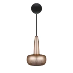 UMAGE Clava Hängelampe kupfer, Cannonball schwarz