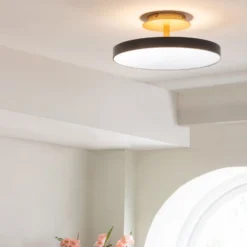 UMAGE LED-Deckenlampe Asteria UP PLUS, anthrazit Ø 43 cm CCT