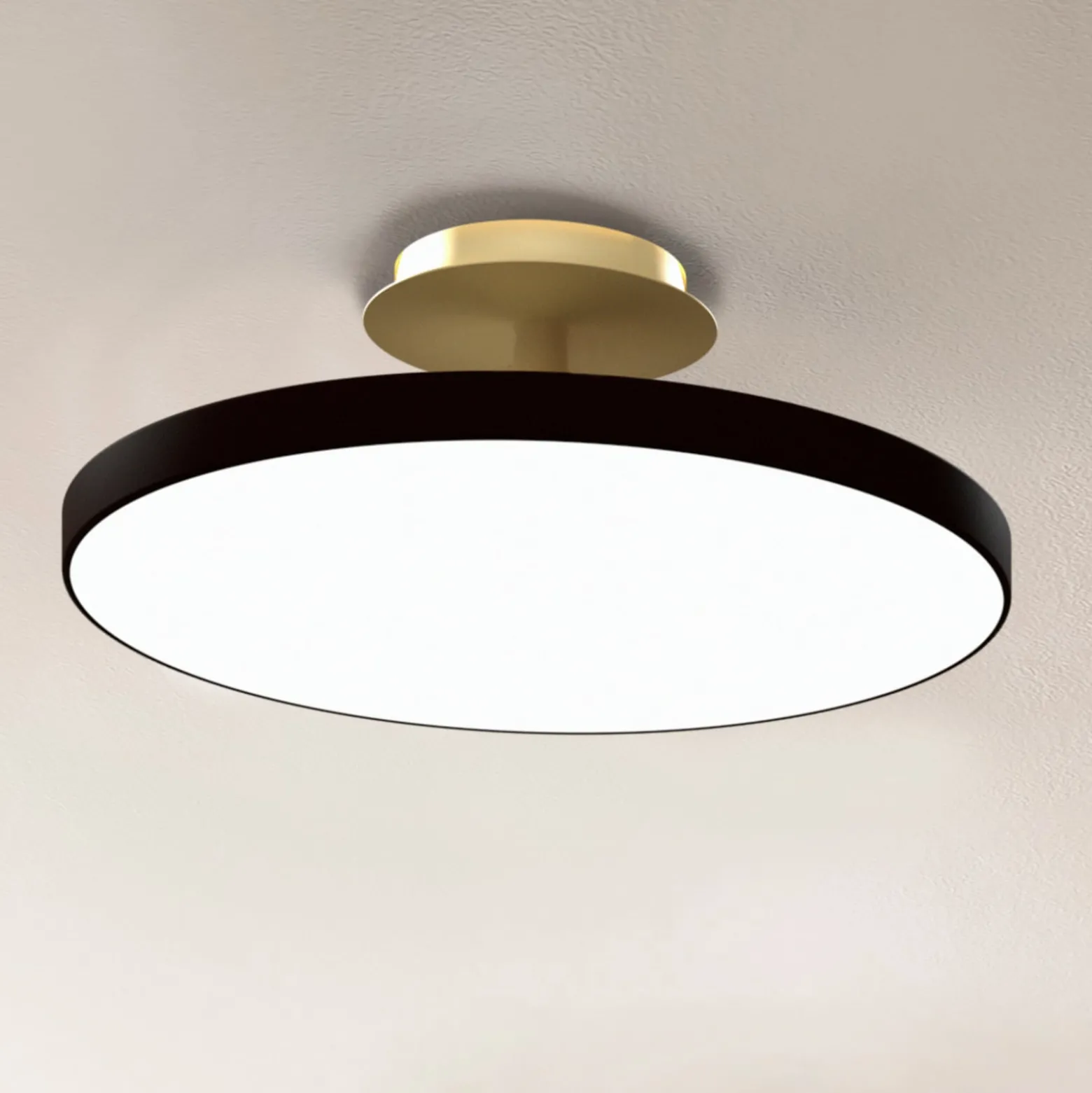 UMAGE LED-Deckenlampe Asteria UP PLUS, schwarz, Ø 60 cm, CCT