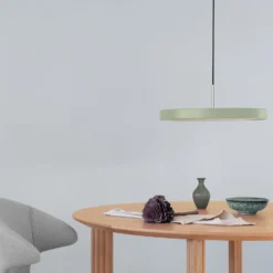 UMAGE LED-Hängelampe Asteria Medium hellgrün/messing Ø 43 cm