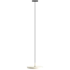 UMAGE LED-Hängelampe Asteria Medium perlmutt/messing Ø 43 cm