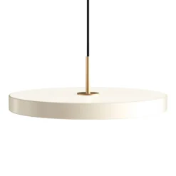UMAGE LED-Hängelampe Asteria Medium perlmutt/messing Ø 43 cm