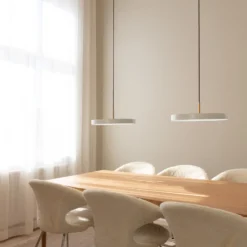 UMAGE LED-Hängelampe Asteria Medium perlmutt/messing Ø 43 cm