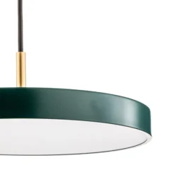 UMAGE LED-Hängelampe Asteria Mini dunkelgrün/messing Ø 31 cm