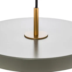 UMAGE LED-Hängelampe Asteria Mini, hellgrün/messing, Ø 31 cm