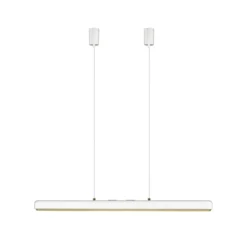 UMAGE LED-Hängelampe Hazel Branch, weiß/messing, 100 cm