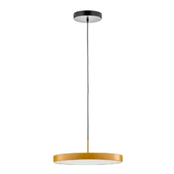 UMAGE LED-Hängeleuchte Asteria Medium, gelb/messing, Ø 43 cm