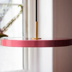 UMAGE LED-Hängeleuchte Asteria Medium, rosé/messing, Ø 43 cm