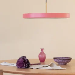 UMAGE LED-Hängeleuchte Asteria Medium, rosé/messing, Ø 43 cm