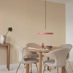 UMAGE LED-Hängeleuchte Asteria Medium, rosé/messing, Ø 43 cm