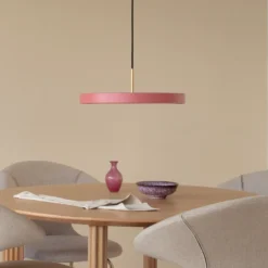 UMAGE LED-Hängeleuchte Asteria Medium, rosé/messing, Ø 43 cm