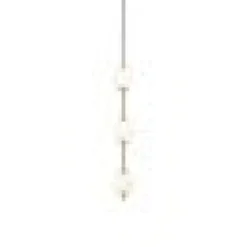 UMAGE LED-Hängeleuchte Audrey, messingfarben, 3-flg. Ø 12 cm