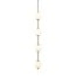 UMAGE LED-Hängeleuchte Audrey, messingfarben, 4-flg. Ø 12 cm